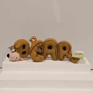 PBS WordWorld Magnetic Pull Apart Bear Plush Word World WordFriends Plushie